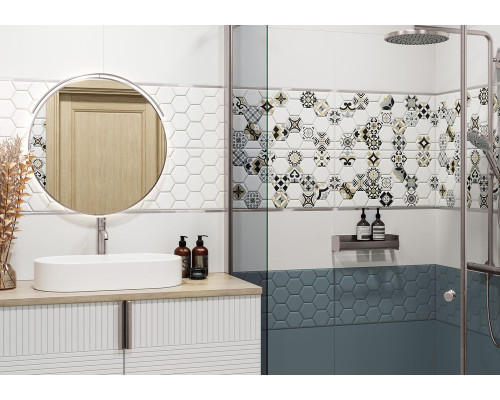 Edelweiss Hexagon White WT36EDW15